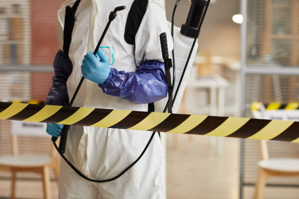 Professional Infectious Disease Decontamination technician working in Newton, MA